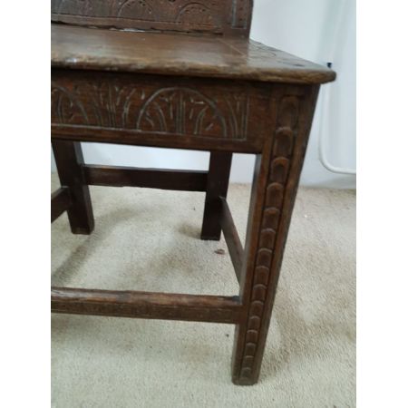 Georgianischer antiker Ulmen Stuhl Landhaus britisch ca 1750