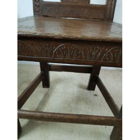 Georgianischer antiker Ulmen Stuhl Landhaus britisch ca 1750