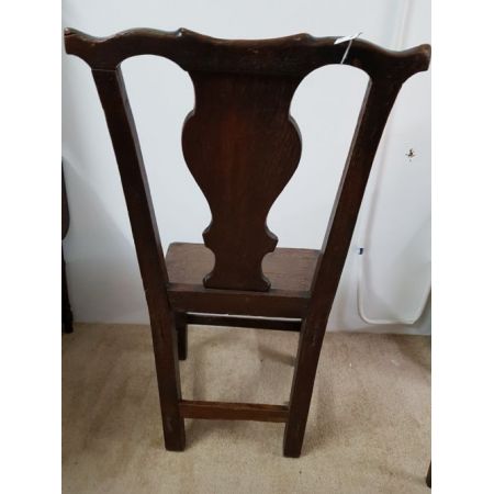 Georgianischer antiker Ulmen Stuhl Landhaus britisch ca 1750