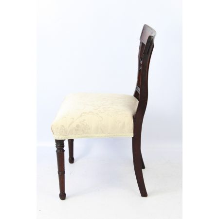 Antiker britischer Regency Stuhl Mahagoni ca 1810