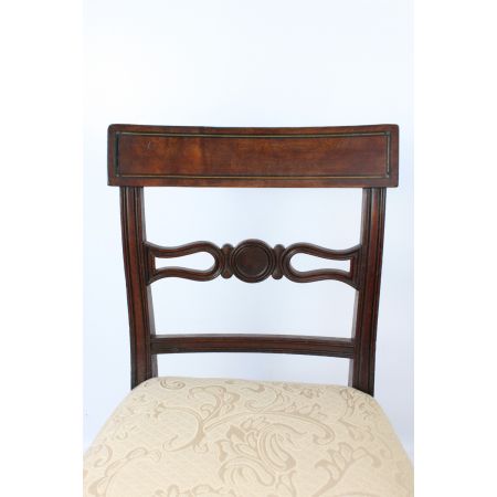 Antiker britischer Regency Stuhl Mahagoni ca 1810