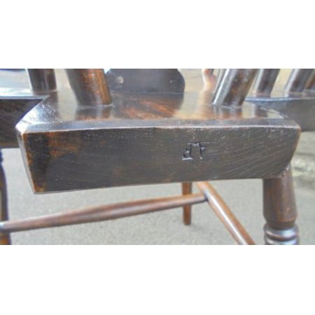 Antike britische Landhaus Stühle Ulme Escheviktorianisch ca 1880