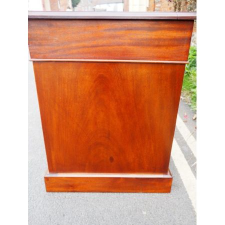 Viktorianischer antiker Mahagoni Schreibtisch britisch ca 1900