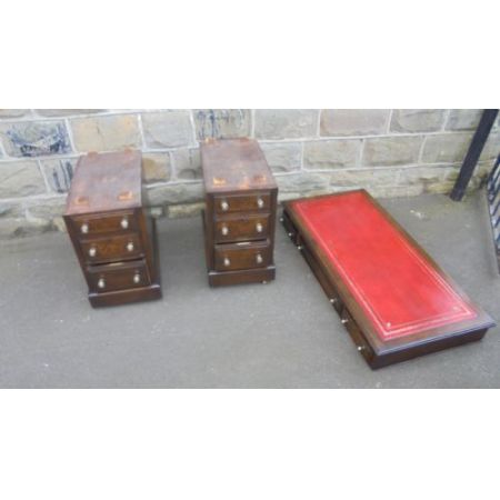 Antiker britischer Eichen Schreibtisch ca 1880