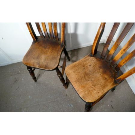 Antike viktorianische Stühle Ulme Buche englisch ca 1880