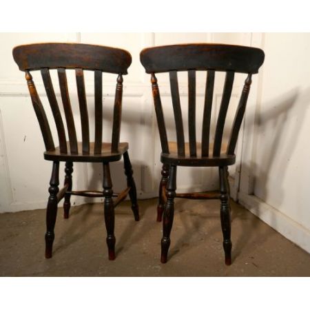 Antike viktorianische Stühle Ulme Buche englisch ca 1880