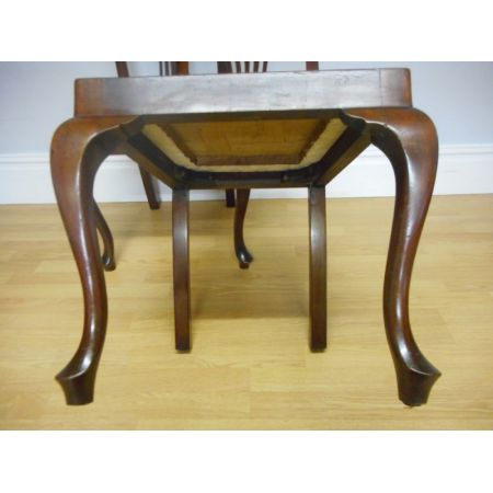 Antike britische Mahagoni Stühle Küchenstühle ca 1890