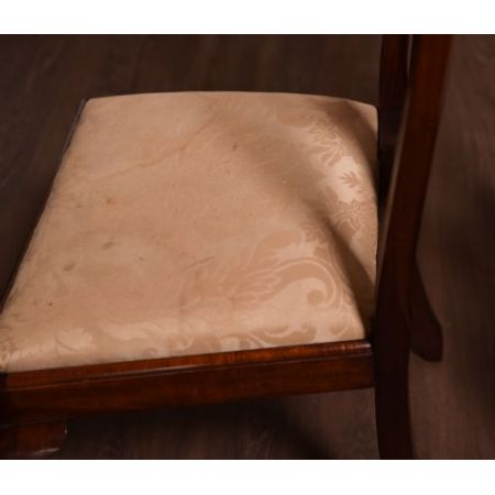 Englische edwardianische Mahagoni Stühle Chippendale antik ca 1890