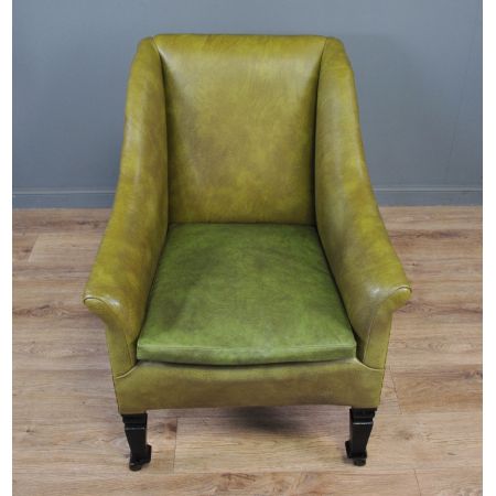 Antiker Sessel Vinyl britisch ca 1920