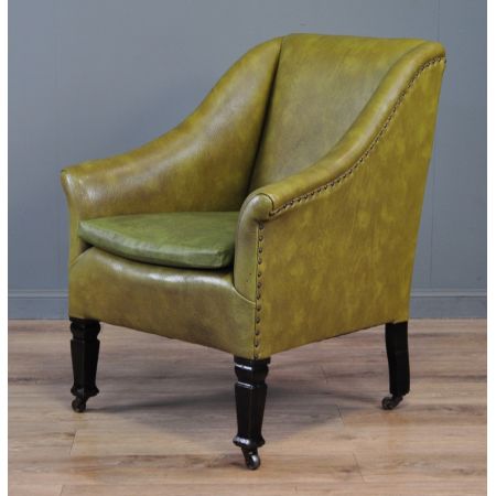 Antiker Sessel Vinyl britisch ca 1920