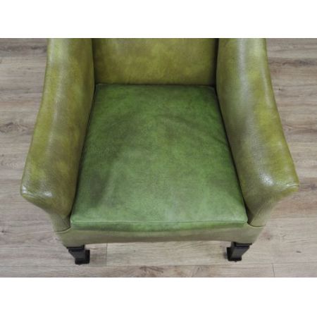 Antiker Sessel Vinyl britisch ca 1920