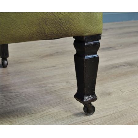 Antiker Sessel Vinyl britisch ca 1920