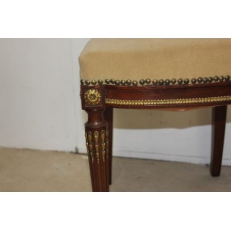 Antikes Englisches Paar gepolsterte Stühle ca. 19. Jh.