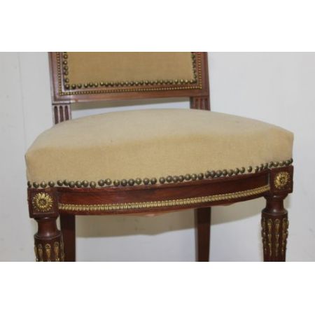 Antikes Englisches Paar gepolsterte Stühle ca. 19. Jh.