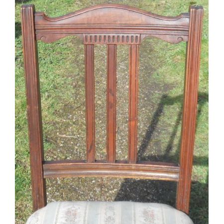 Edwardianische antike Mahagoni Stühle britisch ca 1900