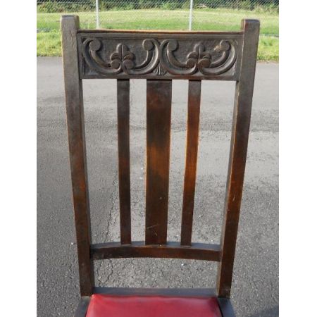 Antike Art Nouveau Stühle Buche britisch ca 1900