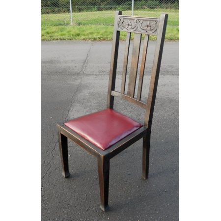 Antike Art Nouveau Stühle Buche britisch ca 1900