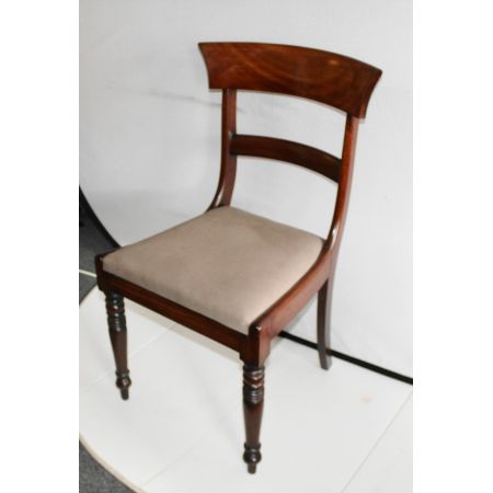 Antike britische Regency Stühle Mahagoni Küchenstühle ca 1810