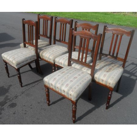 Edwardianische antike Mahagoni Stühle englisch ca 1890