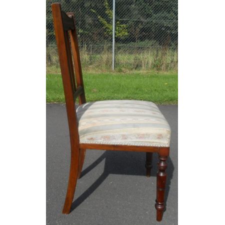 Edwardianische antike Mahagoni Stühle englisch ca 1890