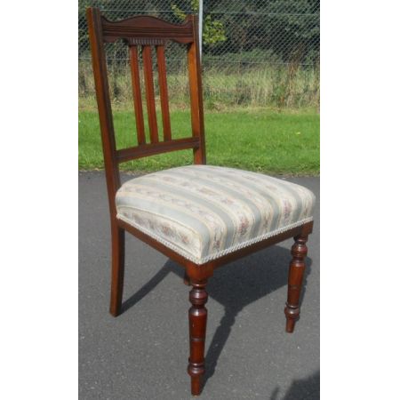 Edwardianische antike Mahagoni Stühle englisch ca 1890