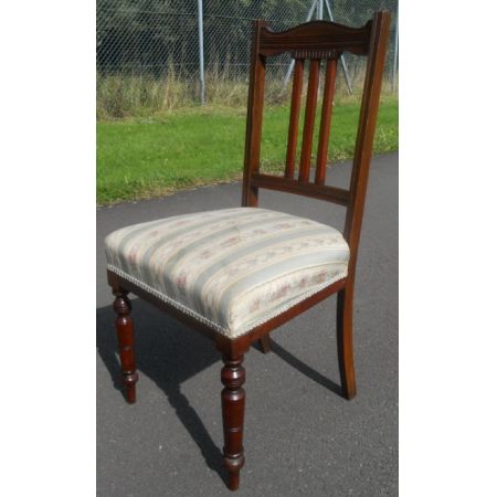 Edwardianische antike Mahagoni Stühle englisch ca 1890