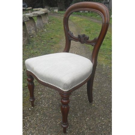 Viktorianische antike Mahagoni Stühle britisch ca 1850