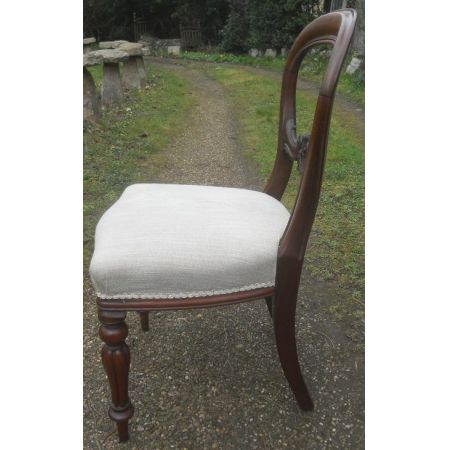 Viktorianische antike Mahagoni Stühle britisch ca 1850