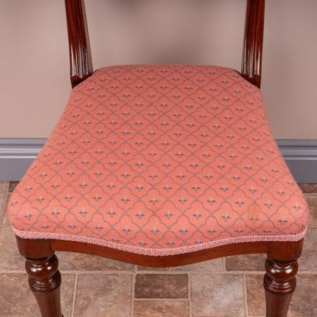 Antike viktorianische Mahagoni Stühle britisch ca 1870