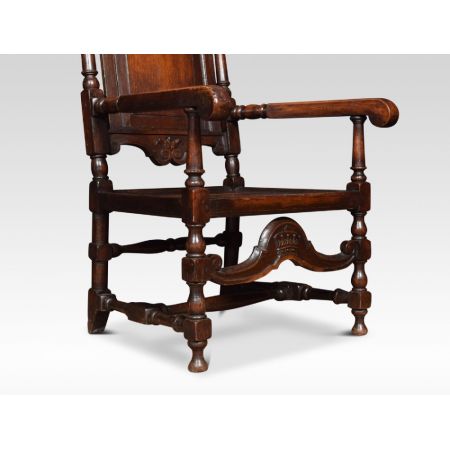 Antike britische Eichen Stühle ca 1880