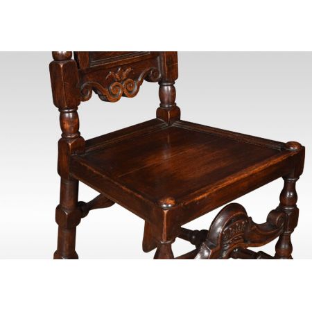 Antike britische Eichen Stühle ca 1880