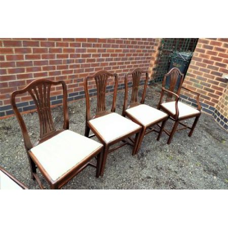 Antike  Massive Mahagoni Stühle britisch stil  ca 1780