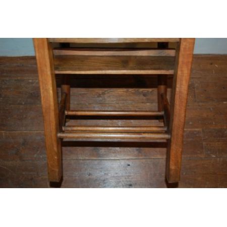 Antike britische Stühle Ulme Kapellenstühle ca 1880