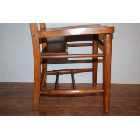 Antike britische Stühle Ulme Kapellenstühle ca 1880