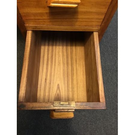 Antiker Art Deco Schreibtisch Nussbaum britisch ca 1930