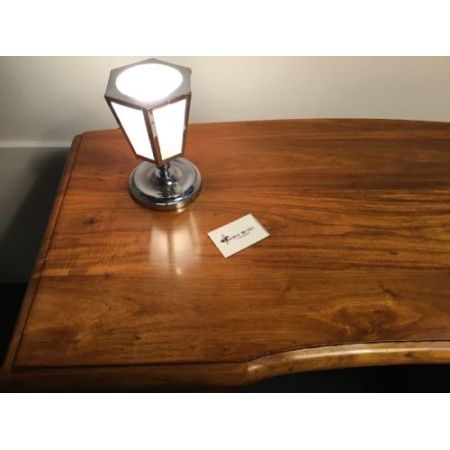 Antiker Art Deco Schreibtisch Nussbaum britisch ca 1930