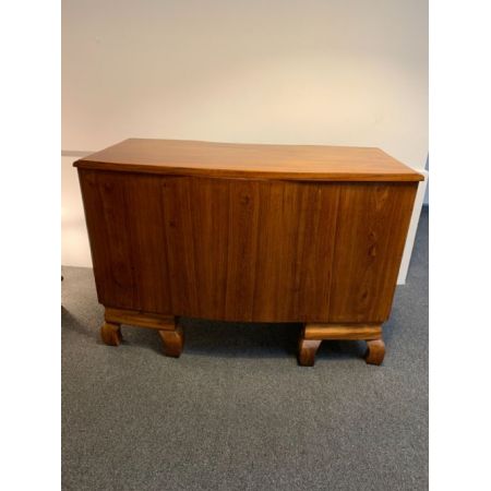 Antiker Art Deco Schreibtisch Nussbaum britisch ca 1930