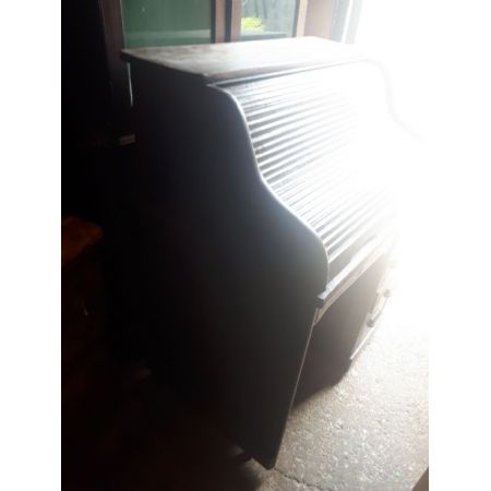 Antiker britischer Rolltop Sekretär Massivholz ca 1910