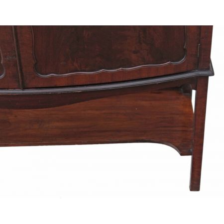 Edwardianische antike Mahagoni Vitrine englisch ca 1890