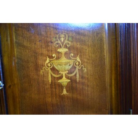 Antiker viktorianischer Nachtschrank Mahagoni britisch ca 1880