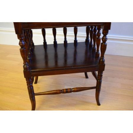 Antiker viktorianischer Nachtschrank Mahagoni britisch ca 1880