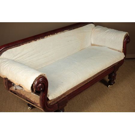 Antikes britisches Mahagoni Sofa ca 1830