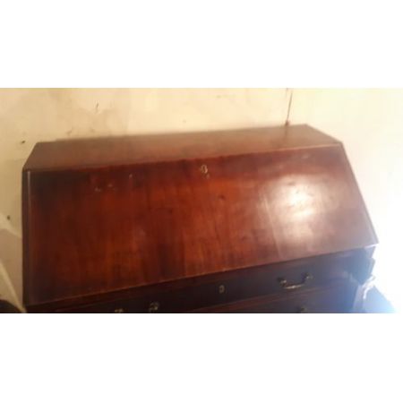 Antiker Englischer Sekretär18th century 3 foot 4 drawer country made bureau