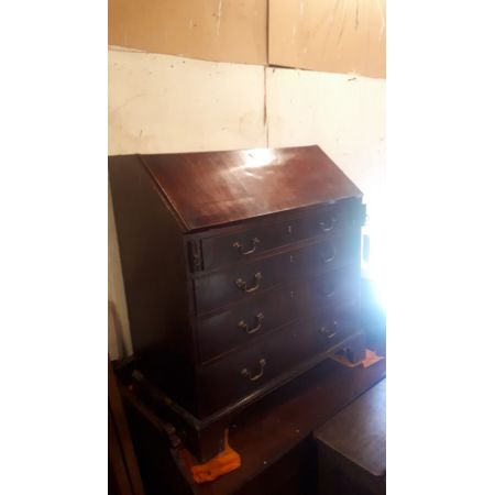 Antiker Englischer Sekretär18th century 3 foot 4 drawer country made bureau