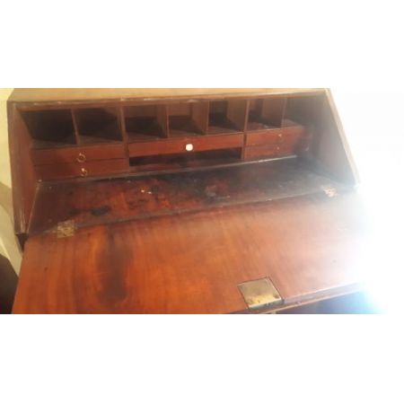 Antiker Englischer Sekretär18th century 3 foot 4 drawer country made bureau