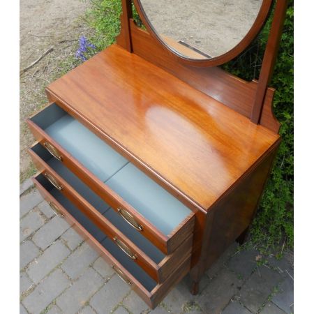 Edwardianischer Antiker Mahagoni Frisiertisch englisch ca. 1910