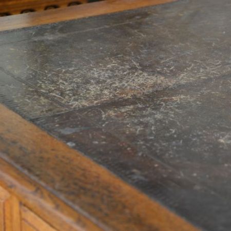 Englischer Antiker Eiche Partnerschreibtisch ca. 19. Jh.