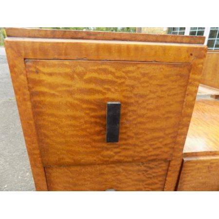 Antiker Art Deco Schminktisch Frisiertisch Ahorn britisch ca 1920