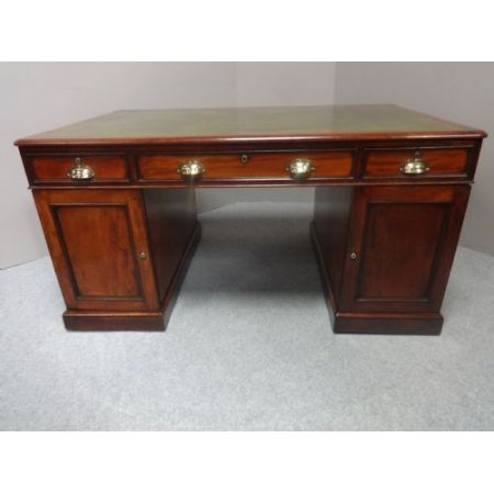 Viktorianischer Mahagoni Schreibtisch englisch antik ca 1850