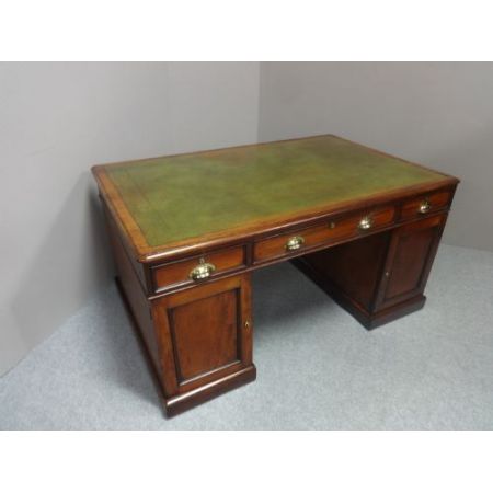 Viktorianischer Mahagoni Schreibtisch englisch antik ca 1850